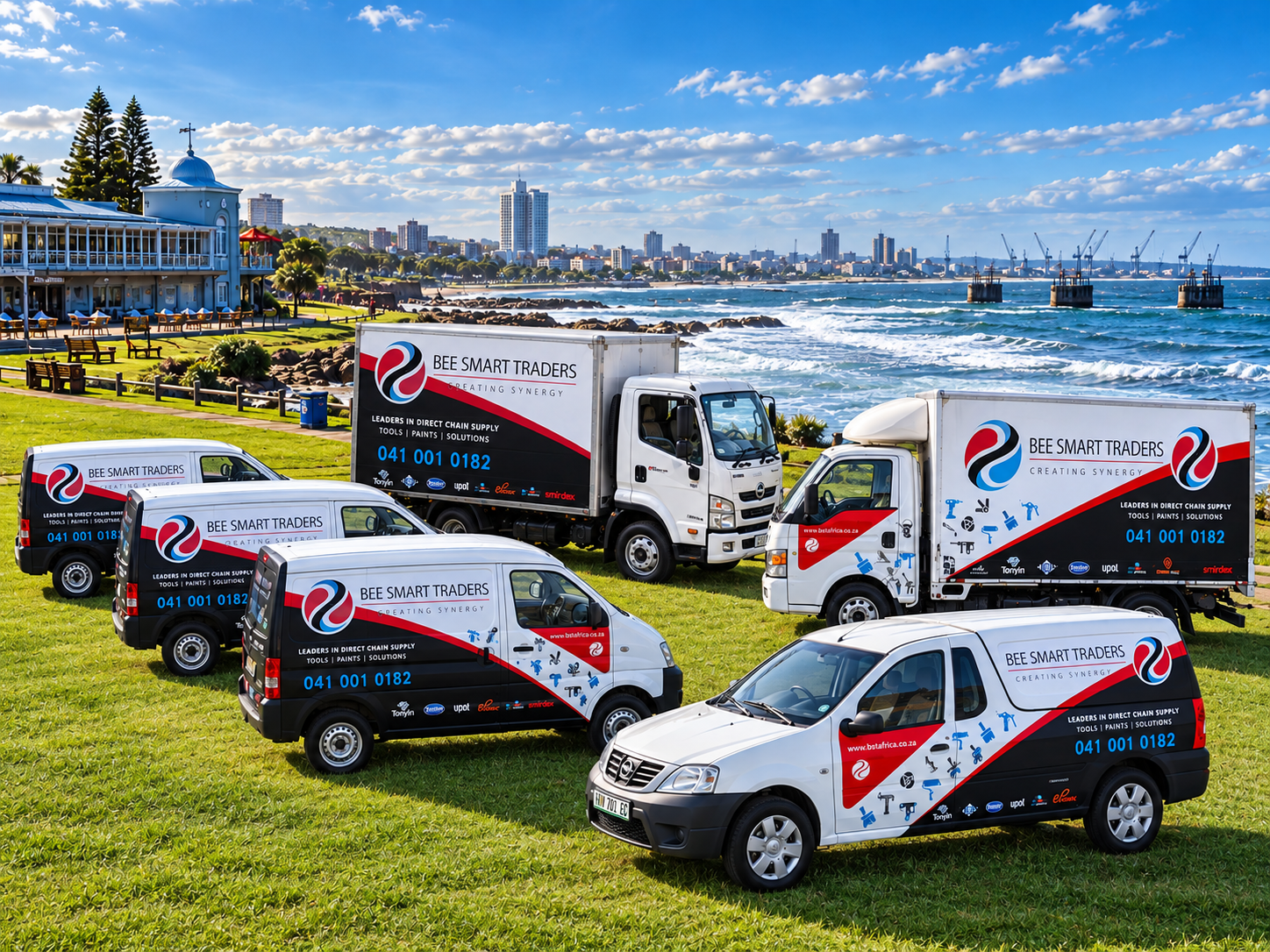 Bee Smart Traders delivery fleet